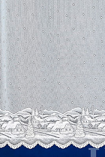 Jacquard curtain - WINTER LANDSCAPE A383101