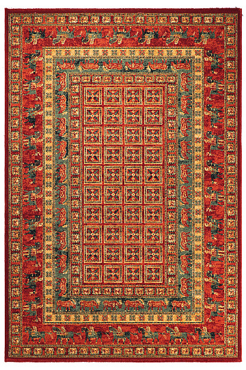Luxury wool carpet JENEEN 527 burgundy