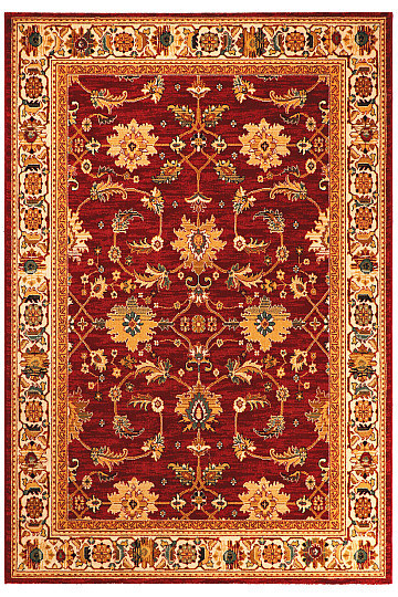 Luxury wool carpet JENEEN 482 burgundy