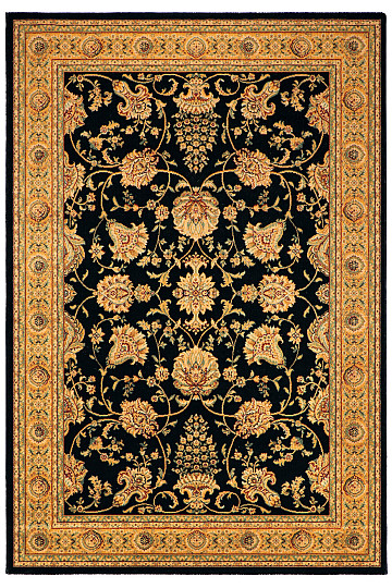 Luxury wool carpet JENEEN 520 black