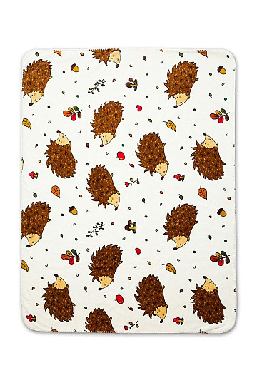 Children's blanket SHEEP in a gift box - HEDGEHOG
