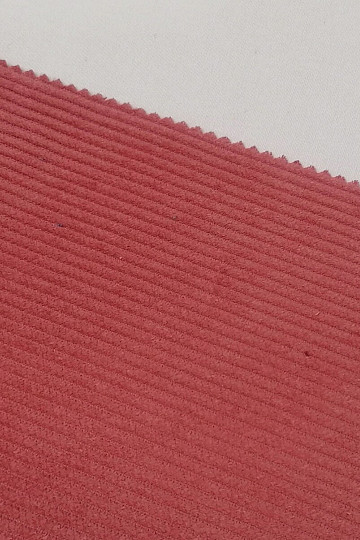 Corduroy cotton fabric - paprika