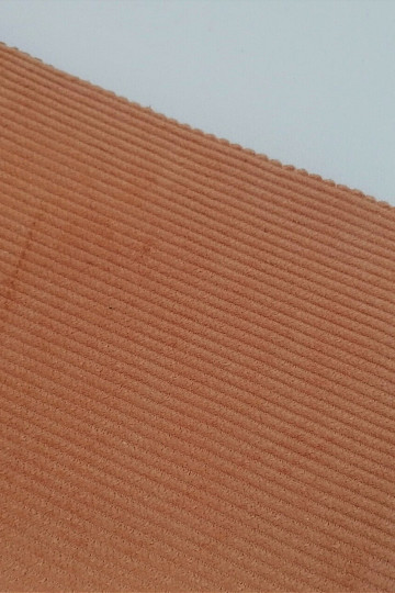 Corduroy cotton fabric - paprika