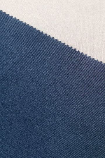 Cotton fabric Corduroy thin - blue