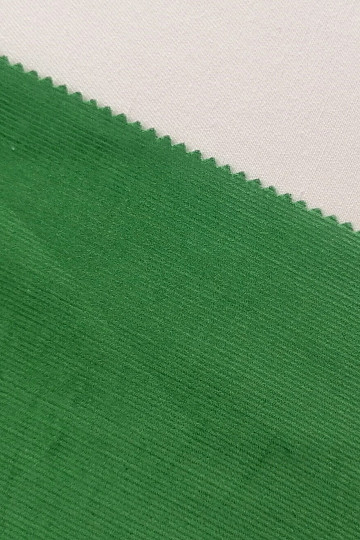 Cotton fabric Corduroy thin - green