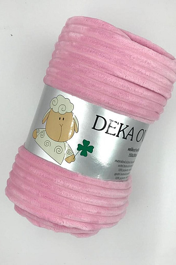 microfiber blanket EXTRA SOFT SHEEP corduroy - pink