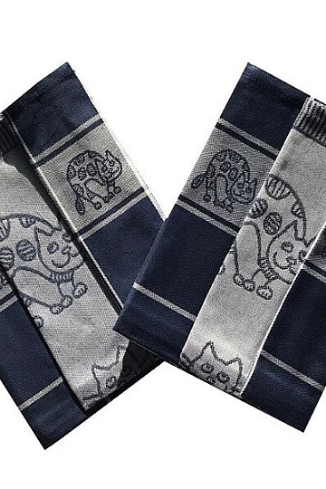 Towels BLACK CATS 3 pcs