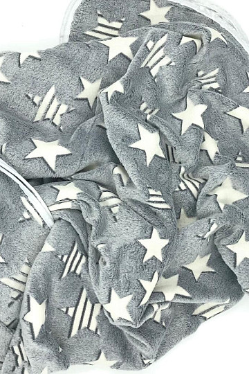 Children's blanket SHINY gray