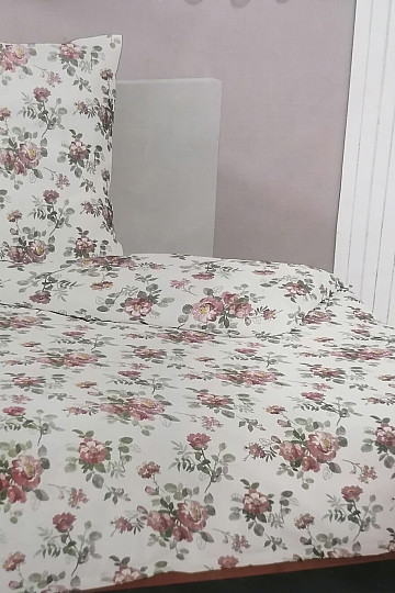 IRISETTE luxury cotton satin 8399 flowers