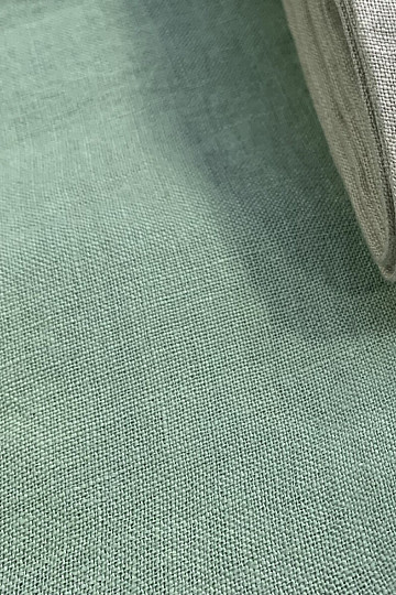 Linen fabric - green KHAKI