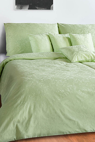 Damask bedding BOHEMA PIMPLE green