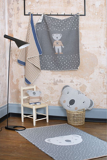 Children's blanket JUWEL 7132/90 gray 70x90