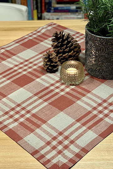 BORDÓG CHECK tablecloth
