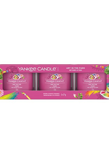 candle YANKEE CANDLE fragrance ART IN THE PARK SET of 3 pieces
