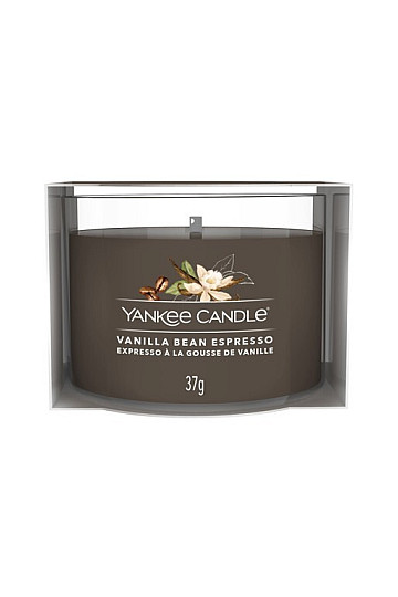 candle YANKEE CANDLE scent VANILLA BEAN ESPRESSO IN GLASS 37 g
