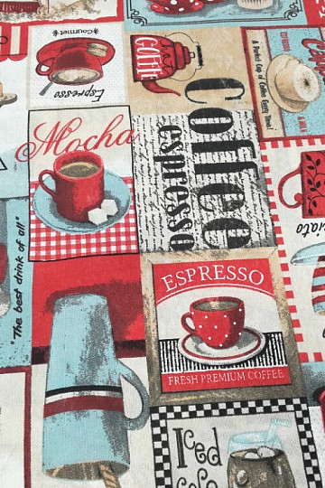 Decorative fabric COFFEE TIME