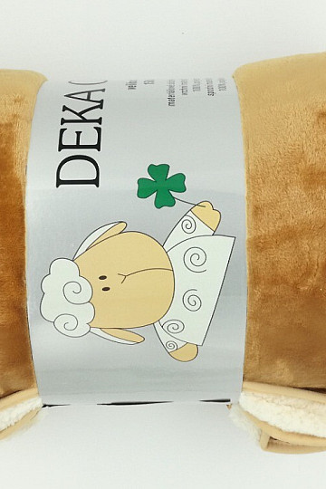 blanket Sheep smooth NOUGATE 150x200