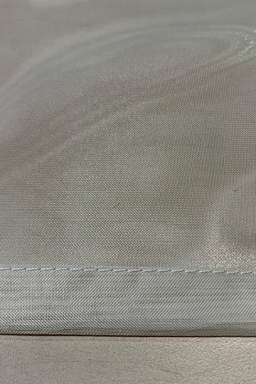 Finished voile curtain 11101 cream h. 50 cm