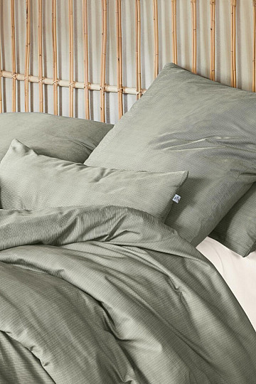 IRISETTE luxury satin bedding FLORENZ 8466-30 GREEN