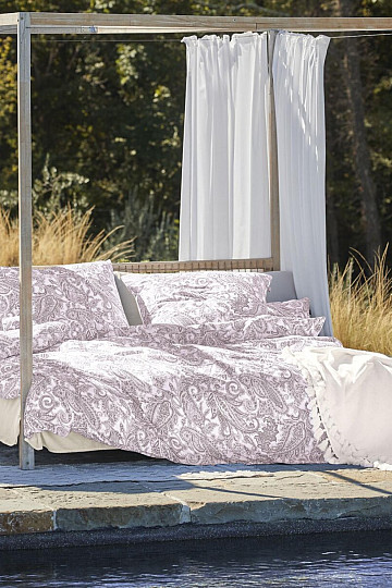 IRISETTE luxury satin bedding FLORENZ 8447-60 ROSA