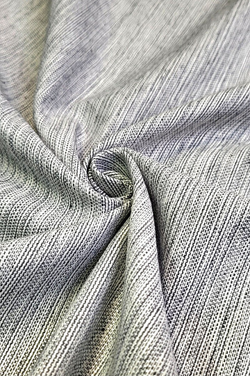 Decorative fabric VIRGO GRIS black and white highlights
