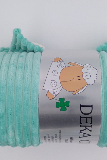 blanket EXTRA soft sheep - corduroy MENTHOL 150x200