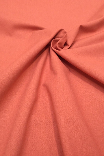 Cotton fabric UNI PAPRIKA