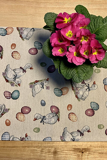 Easter table setting - Goose white