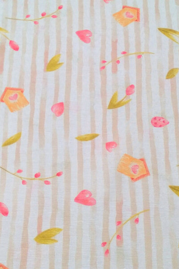 Decorative fabric SPRING BEIGE STRIPE