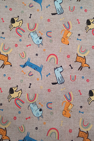 Decorative fabric DOG'S DREAM