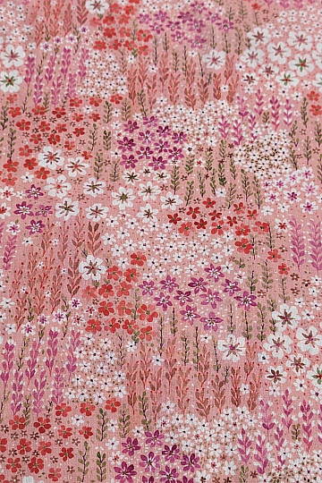 Cotton fabric EMMA PINK