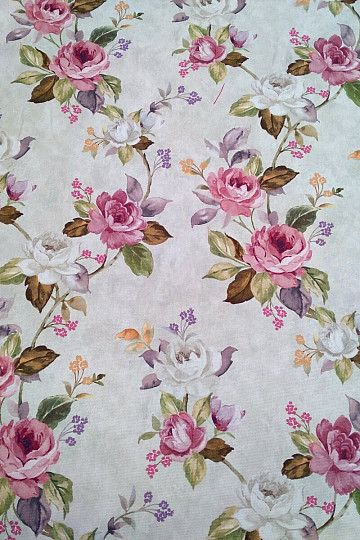 Decorative fabric CASTLE ROSE