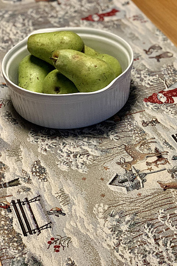Tapestry tablecloth and scarf NIGHT WINTER