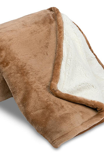 Blanket Ovečka smooth CHOCOLATE