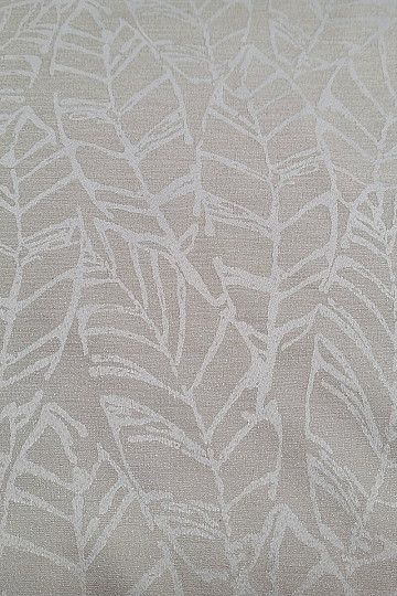 Decorative fabric MALVIA leaves CREAM