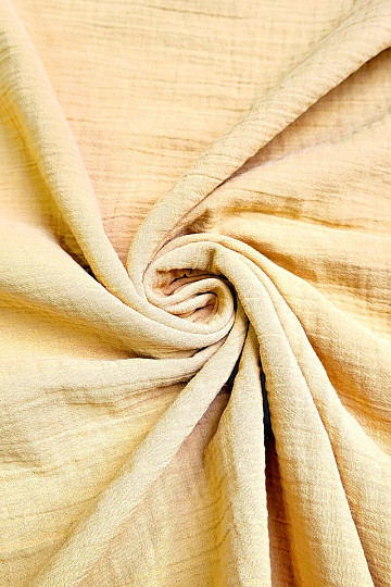 Cotton fabric GAUZE MUSTARD