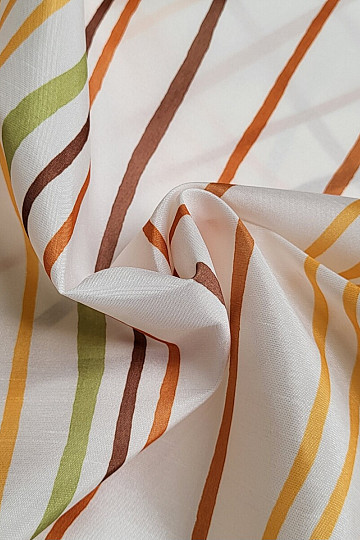 Decorative fabric VISCONTI colored stripes