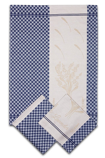Towels LAVENDER CUBE BLUE 3 pieces