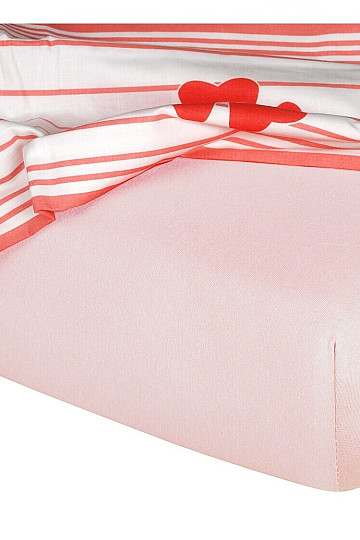 Jersey bed sheet color POWDER