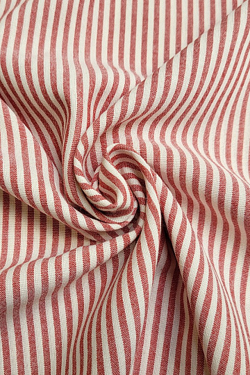 Decorative fabric RAYTIS ROUGE RED