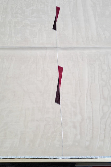 Voile curtain RASPBERRY
