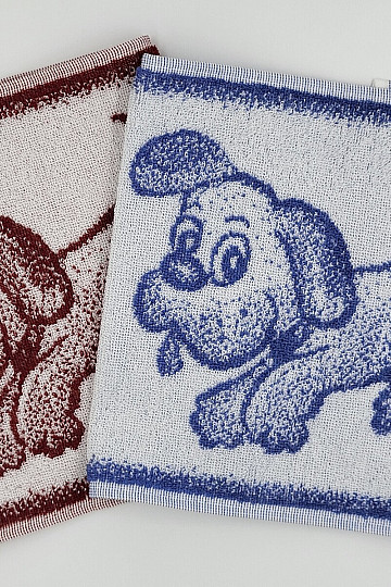 Children towel DOG - mix of colors
