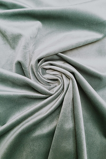Velvet decorative fabric RIVIERA PETROLEJ