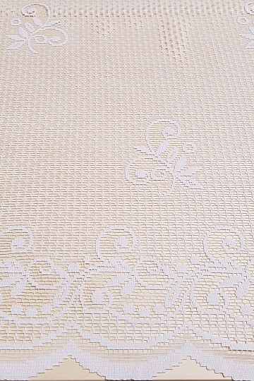 Jacquard curtain V 215 white