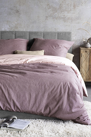Luxury flannel bedding IRISETTE KOALA old pink