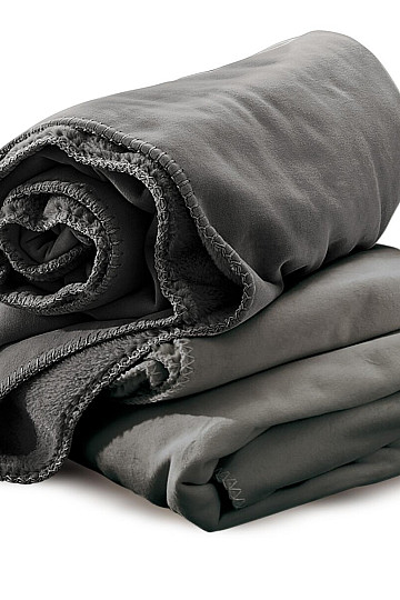 Microfiber blanket IRISETTE GRAFIT