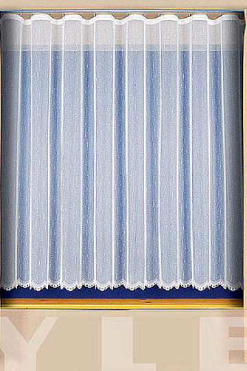 Stained glass curtain A3787 white