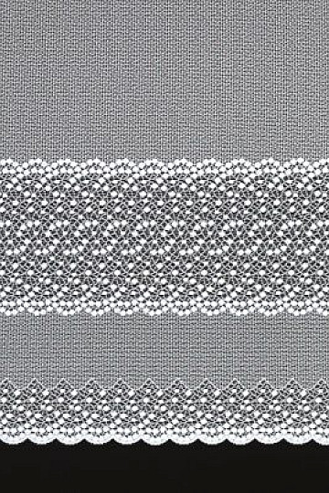 Jacquard curtain A3891 white