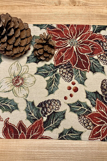 Table setting CHRISTMAS ROSE BARDI