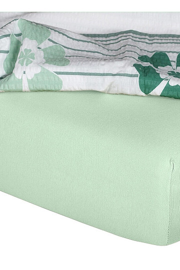 Jersey bed sheet color MENTOL